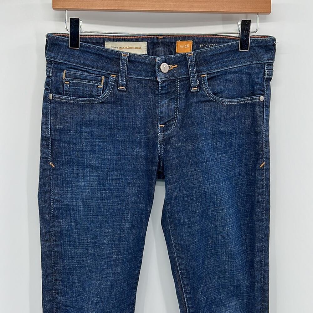Pilcro and the letterpress Anthropologie Stet Cuffed Jeans - 26 - Dark Wash - Picture 2 of 8